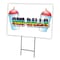 Signmission Sno-balls Yard Sign & Stake outdoor plastic coroplast window, C-2436 Sno-Balls C-2436 Sno-Balls - alternate 1